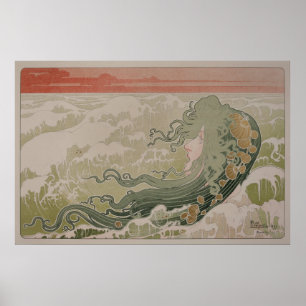 La Vague von Livemont (Die Welle) Poster