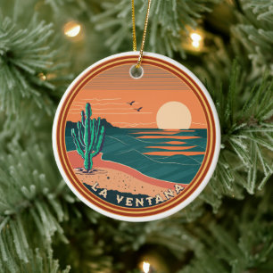La Ventana Beach Baja Mexiko Weihnachtsstrand Keramik Ornament