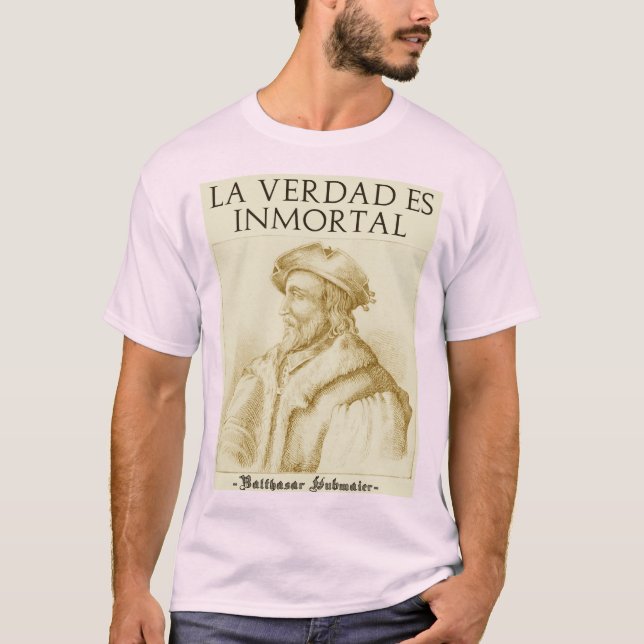 La Verdad Es Inmortal(Gold) T-Shirt (Vorderseite)