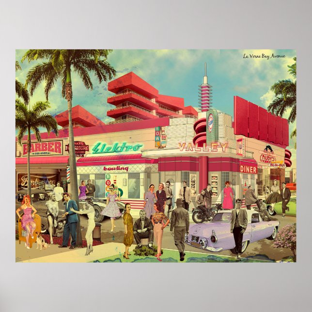 La Verne Bay Avenue Poster (Vorne)