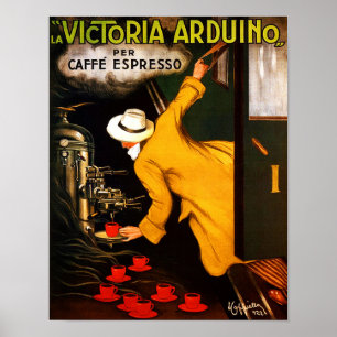 La Victoria Arduino Caffe Expresso Italien Poster