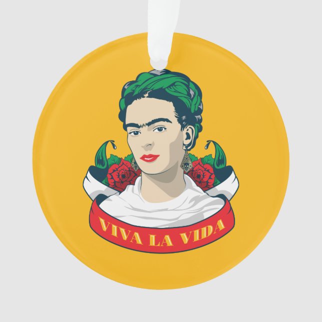 La Vida Frida Kahlos | Viva Ornament (Vorderseite)