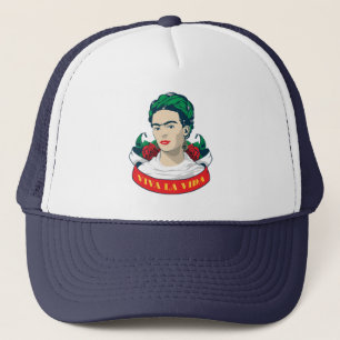 La Vida Frida Kahlos   Viva Truckerkappe