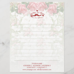 La Vie en Rose - Letterhead / Stationäre Briefkopf
