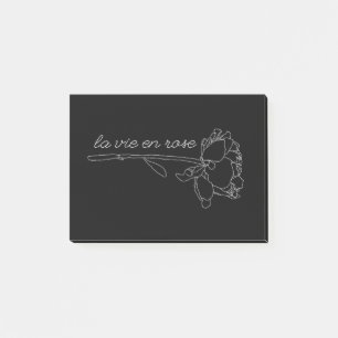 la vie en Rose Post-it Klebezettel