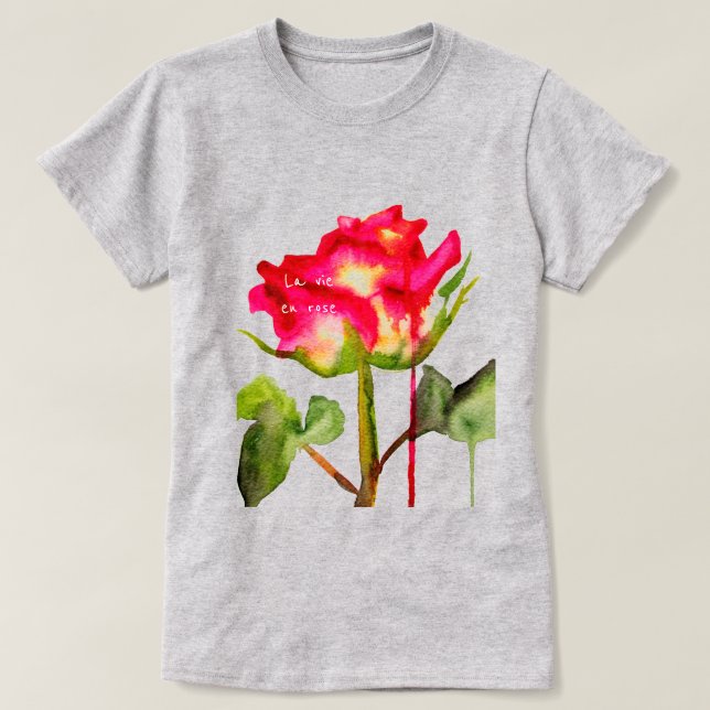 La Vie En Rose Slogan Teatro Sociale Bellinzona Ro T-Shirt (Design vorne)