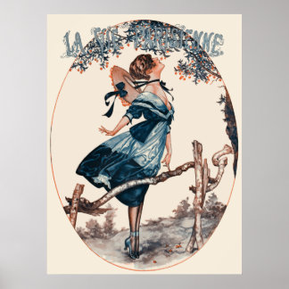 La Vie Parisienne - La jolie maraudeuse. Les ceris Poster