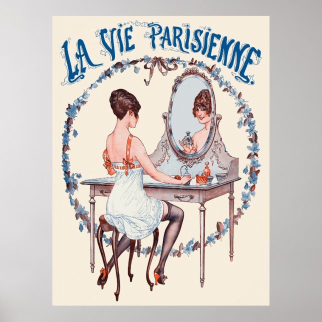 La Vie Parisienne - Le calendrier de la Floréine Poster (Vorne)