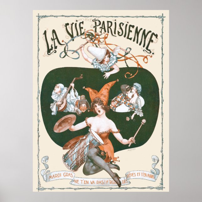 La Vie Parisienne - Mardi Gras ne t'en va pas!, 19 Poster (Vorne)