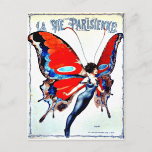 La Vie Parisienne "Pariser Leben" - Feen Postkarte