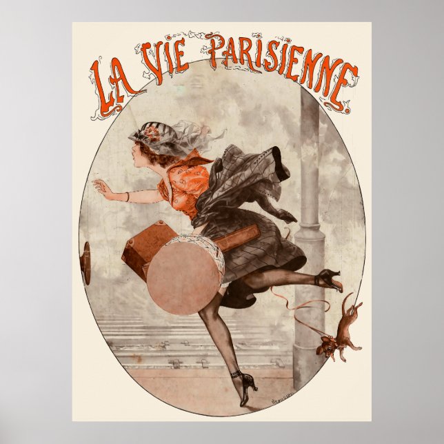 La Vie Parisienne - Partir, c'est.. courir un peu. Poster (Vorne)