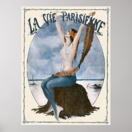 La Vie Parisienne - Sur La Plage de Deauville, Le Poster