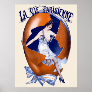 La Vie Parisienne - Un Cadeau des Cloches Poster