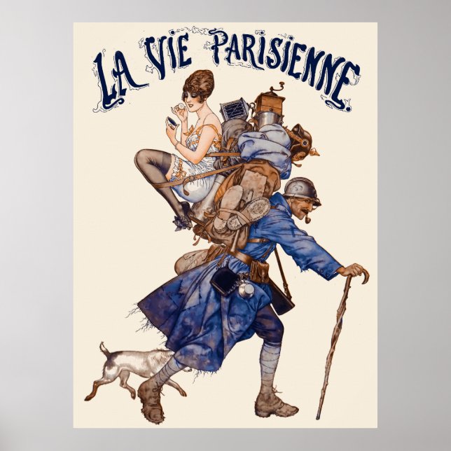 La Vie Parisienne - Un débrouillard ou..le sac à Poster (Vorne)