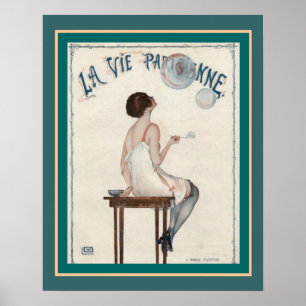 La Vie Parisienne Vintage-Cover-Plakat 40 x 50 cm Poster