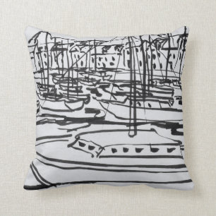 La Vilaine  La Roche-Bernard, Bretagne Kissen