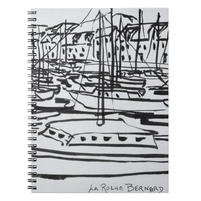 La Vilaine| La Roche-Bernard, Bretagne Notizblock (Vorderseite)