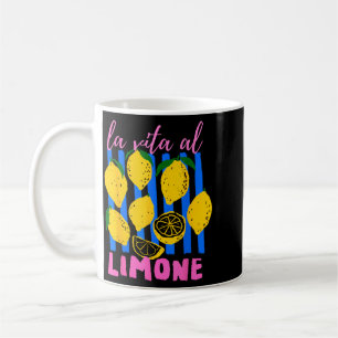 La Vita Al Limone Lustige italienische Zitrone Fru Kaffeetasse