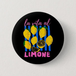 La Vita Al Limone Lustige Italienische Zitrone Obs Button