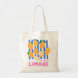 La Vita al Limone Market Tote Bag Tragetasche