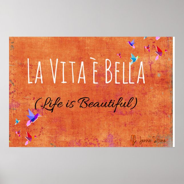La Vita e Bella (Das Leben ist schön) Poster (Vorne)