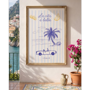 La Vita È Bella Italienisches Poster