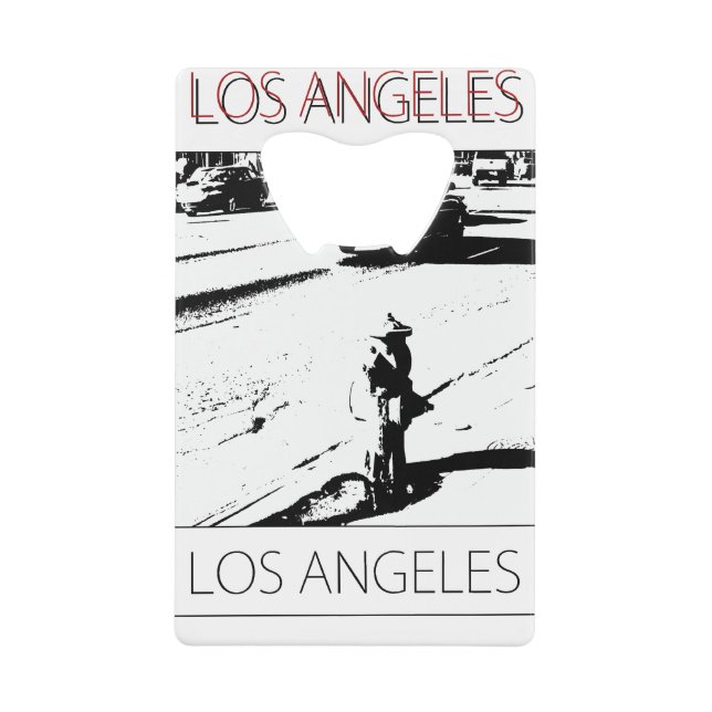 LA Wasserpumpe Kreditkartenflaschenöffner (Vorderseite)