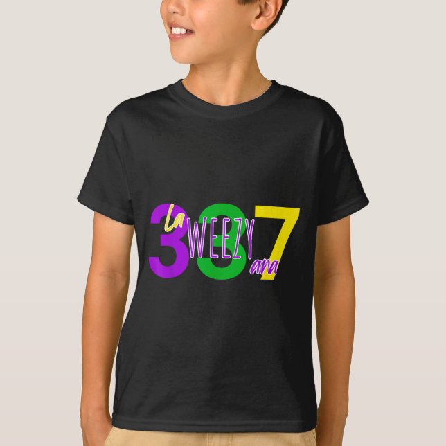 La Weezy Ana Louisiana Mardi Gras 337 New Orleans  T-Shirt (Vorderseite)