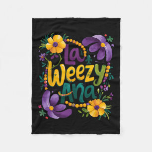 La Weezy Ana Mardi Gran Café Al Porto Fleecedecke