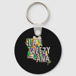 La Weezy Ana Mardi Gras Louisiana Fat Tuesdays Lou Schlüsselanhänger