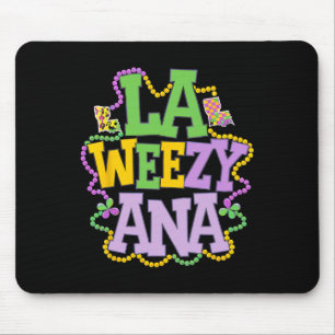 La Weezy Ana Spielerei Louisiana Karte Mit Perlen Mousepad