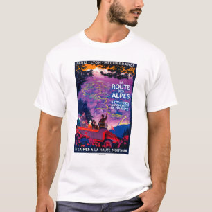 La-Weg-DES Alpes Vintages PosterEurope T-Shirt