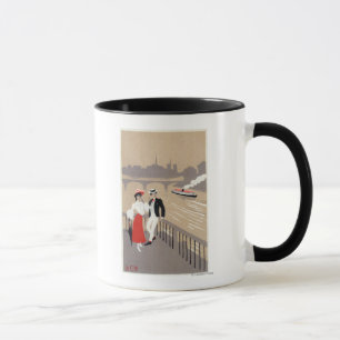 La zitieren Kunst-Deko-Szene Tasse
