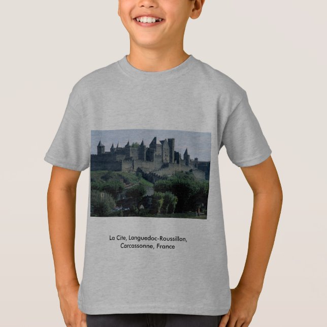 La zitieren, Languedoc-Roussillon, Carcassonne, T-Shirt (Vorderseite)