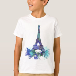 Laausflug Eiffel-Farbspritzen T-Shirt