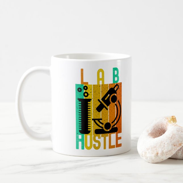 LAB HUSTLE - #LABLIFE KAFFEETASSE (Mit Donut)
