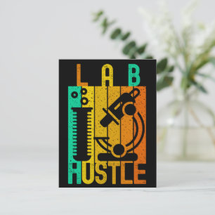 LAB HUSTLE - #LABLIFE POSTKARTE