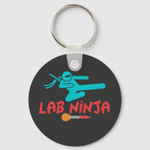 LAB NINJA - MEDIZINISCHER LABORWISSENSCHAFTLER SCH SCHLÜSSELANHÄNGER