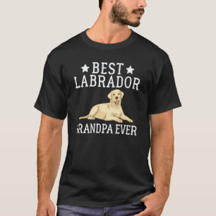 Lab Retriever Bester Labrador Großvater Aller Zeit T-Shirt