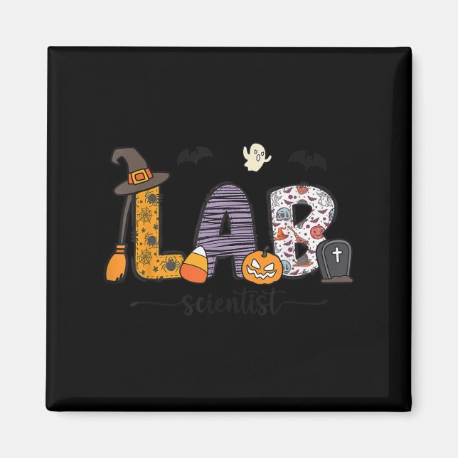Lab Scientist Medical Lab Science Halloween Labora Magnet (Vorne)
