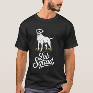 Lab Squad - Cooles minimalistisches Labrador Retri T-Shirt