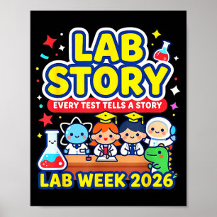 Lab Story Woche 2026 Medizinisch-technischer Labor Poster