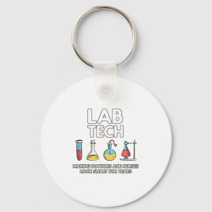 Lab Tech Laboratory Schlüsselanhänger