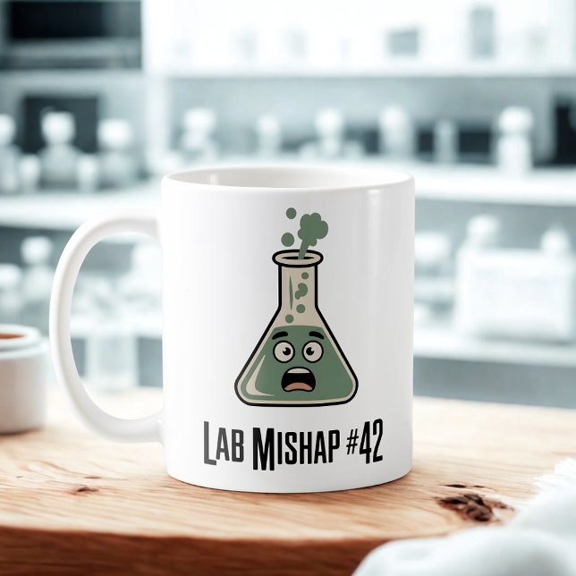 Lab Unfall #42 | Chemie Chaos Design   Kaffeetasse (Von Creator hochgeladen)