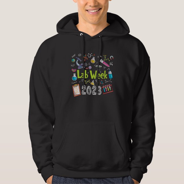 Lab Week 2023 Laboratory Tech Medical Technician S Hoodie (Vorderseite)