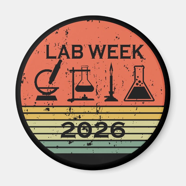 Lab Week 2026 Medical Laboratory Professionals Magnet (Vorne)