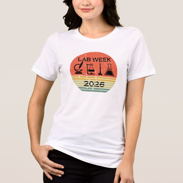 Lab Week 2026 Medical Laboratory Professionals Tri-Blend Shirt (Vorderseite)