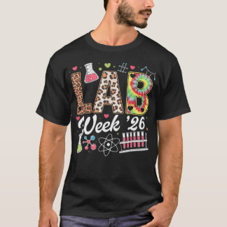 Lab-Woche 2026 Wissenschaft Leopard Medizinisches  T-Shirt