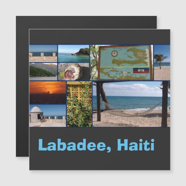 Labadee, Haiti Magnet (Vorne/Hinten)