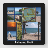Labadee, haitianische Wanduhr